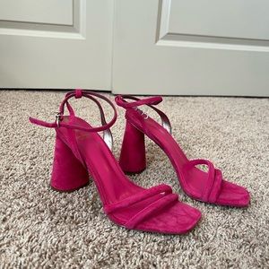 Sam Edelman Kia Heels Hot Pink